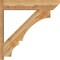 Ekena Millwork Balboa Slat Rough Sawn Outlooker, Western Red Cedar, 8"W x 38"D x 38"H OUT08X38X38BOA06RWR - alternate 3